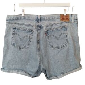 LEVI'S DENIM SHORTS CUTOFFS 18W Blue 501 Button Fly